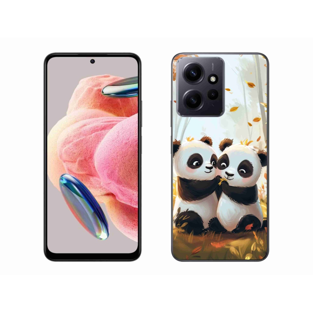 Gél borítás mmCase a Xiaomi Redmi Note 12 4G-hez - pandák