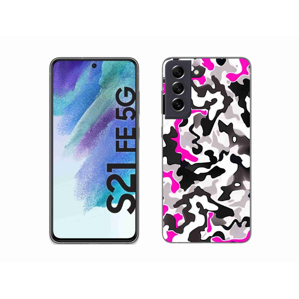 Zselés borítás mmCase Samsung Galaxy S21 FE 5G - terepszínű mintázat 5
