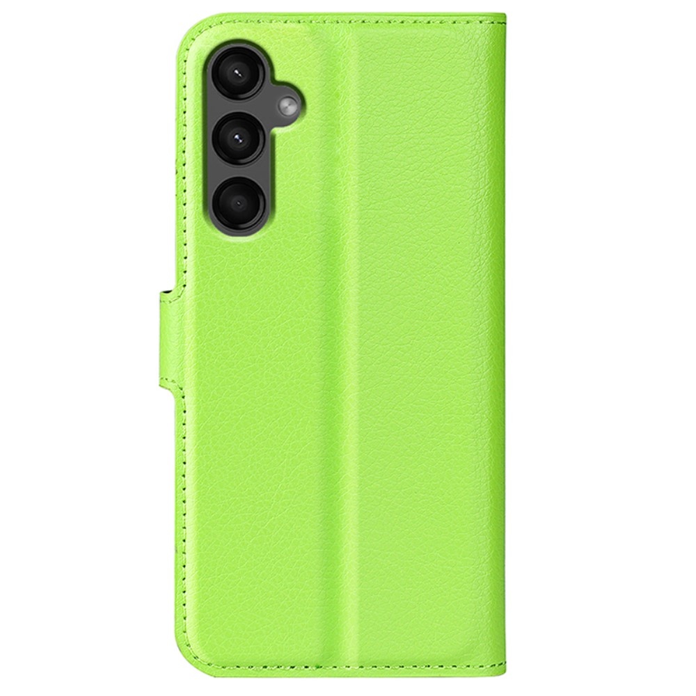 Litchi könyv tok Samsung Galaxy A15 4G/5G - zöld