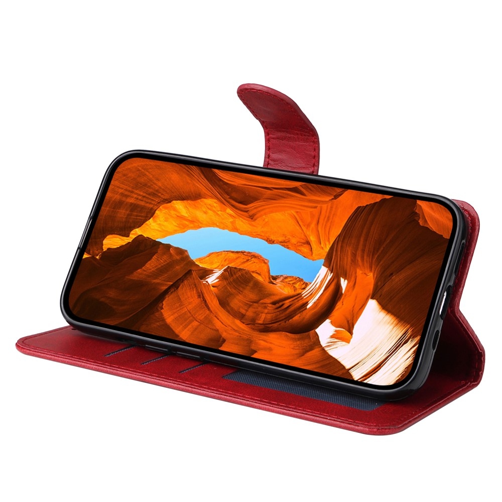 Könyvtáska a Realme GT 7 Pro 5G-hez - piros színű
