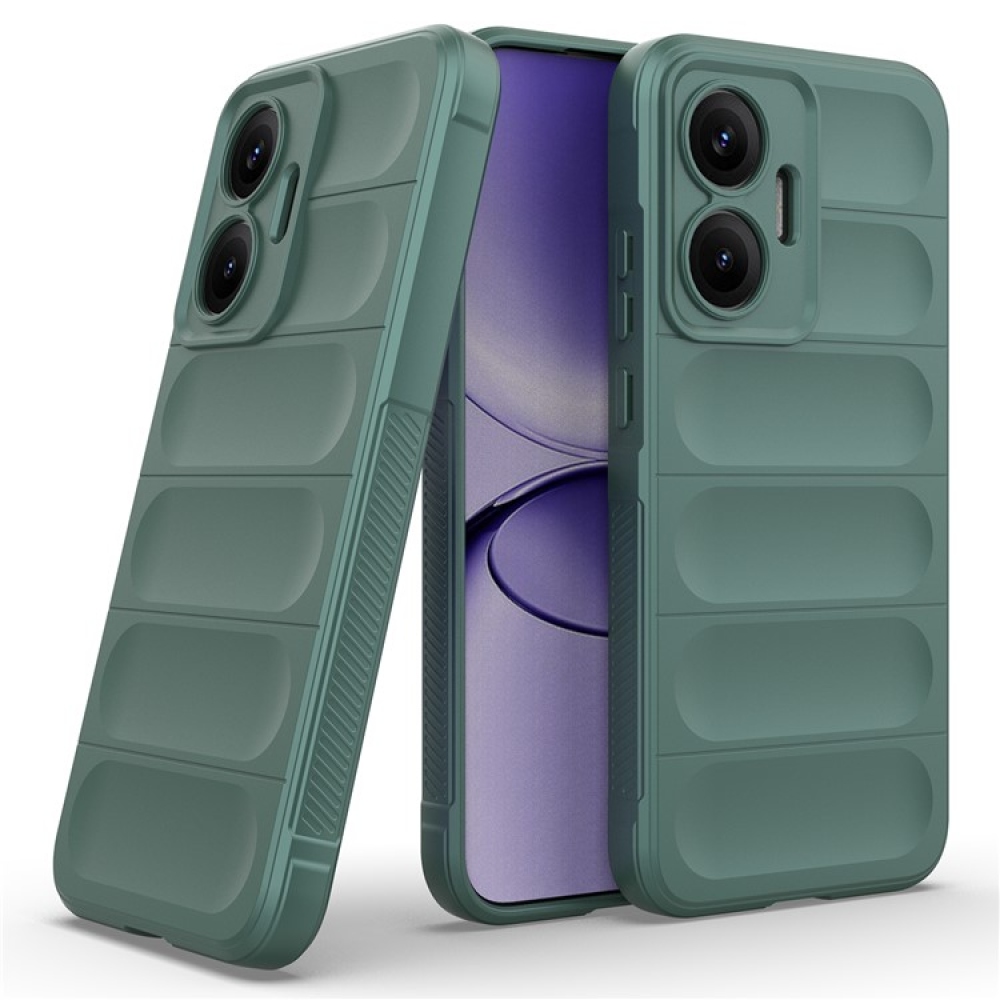 Rugg tartós zselés tok Xiaomi Poco F7 5G - zöld