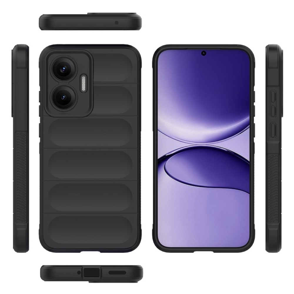 Rugg tartós zselés tok Xiaomi Poco F7 5G - fekete