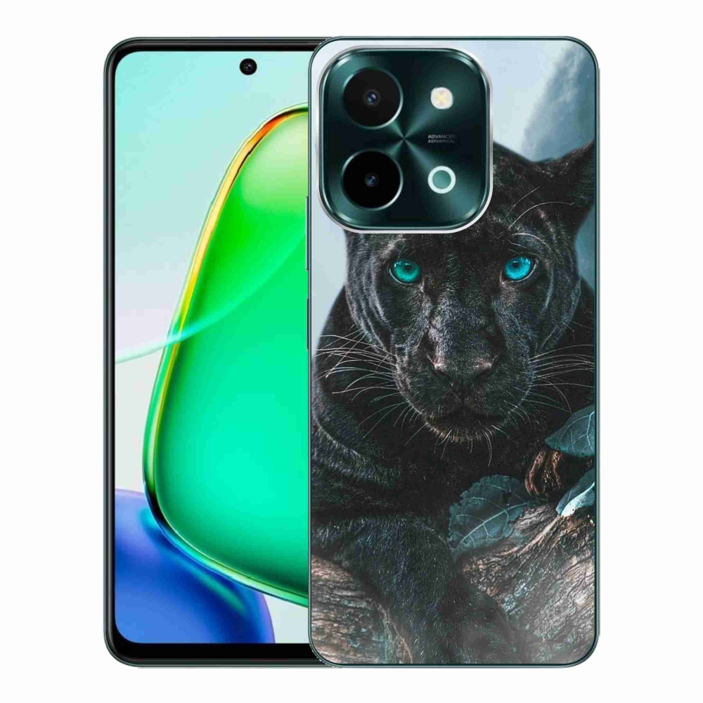 Gél borítás mmCase a Vivo Y28-hoz - fekete párduc