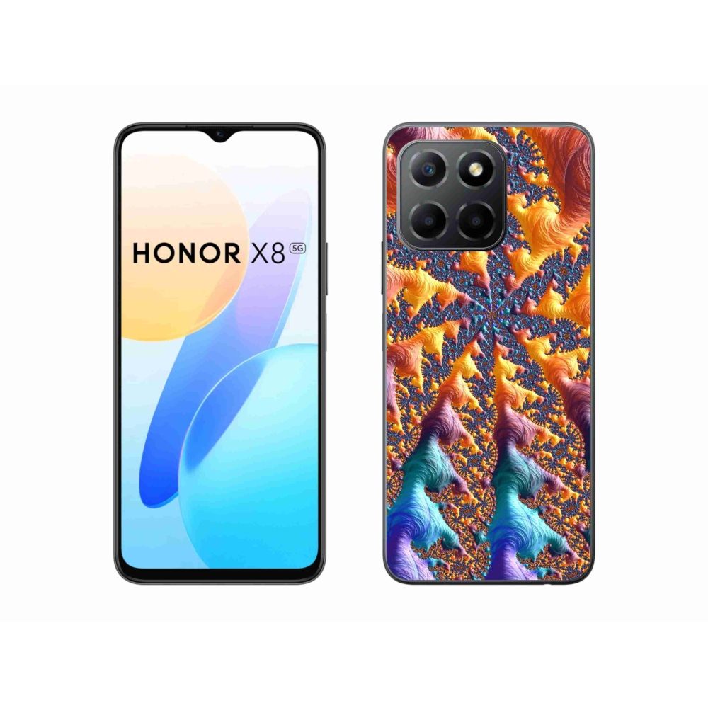 Gél borítás mmCase a Honor X8 5G készülékhez - absztrakt motívum 23