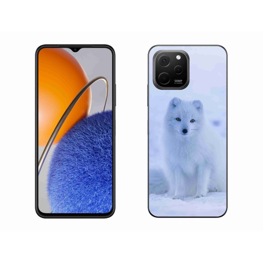 Gél borítás mmCase a Huawei Nova Y61-en - polár róka