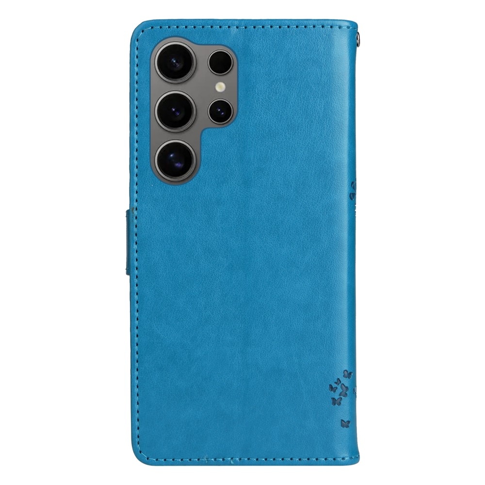 Fák könyve tok Samsung Galaxy S25 Ultra - kék