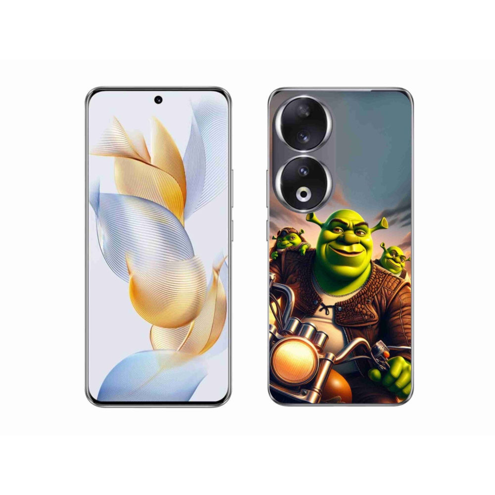 Zselés borítás mmCase a Honor 90-hez - Shrek egy motorkerékpáron