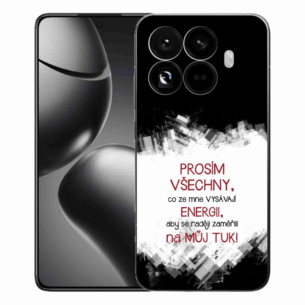 Gél borító mmCase a Xiaomi 15T Pro számára - vicces szöveg 1 piros