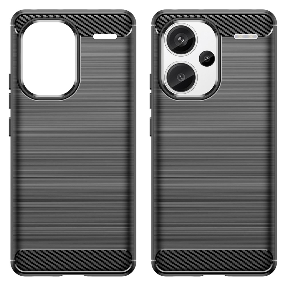 Szénálló zselés tok Xiaomi Redmi Note 13 Pro+ 5G - fekete
