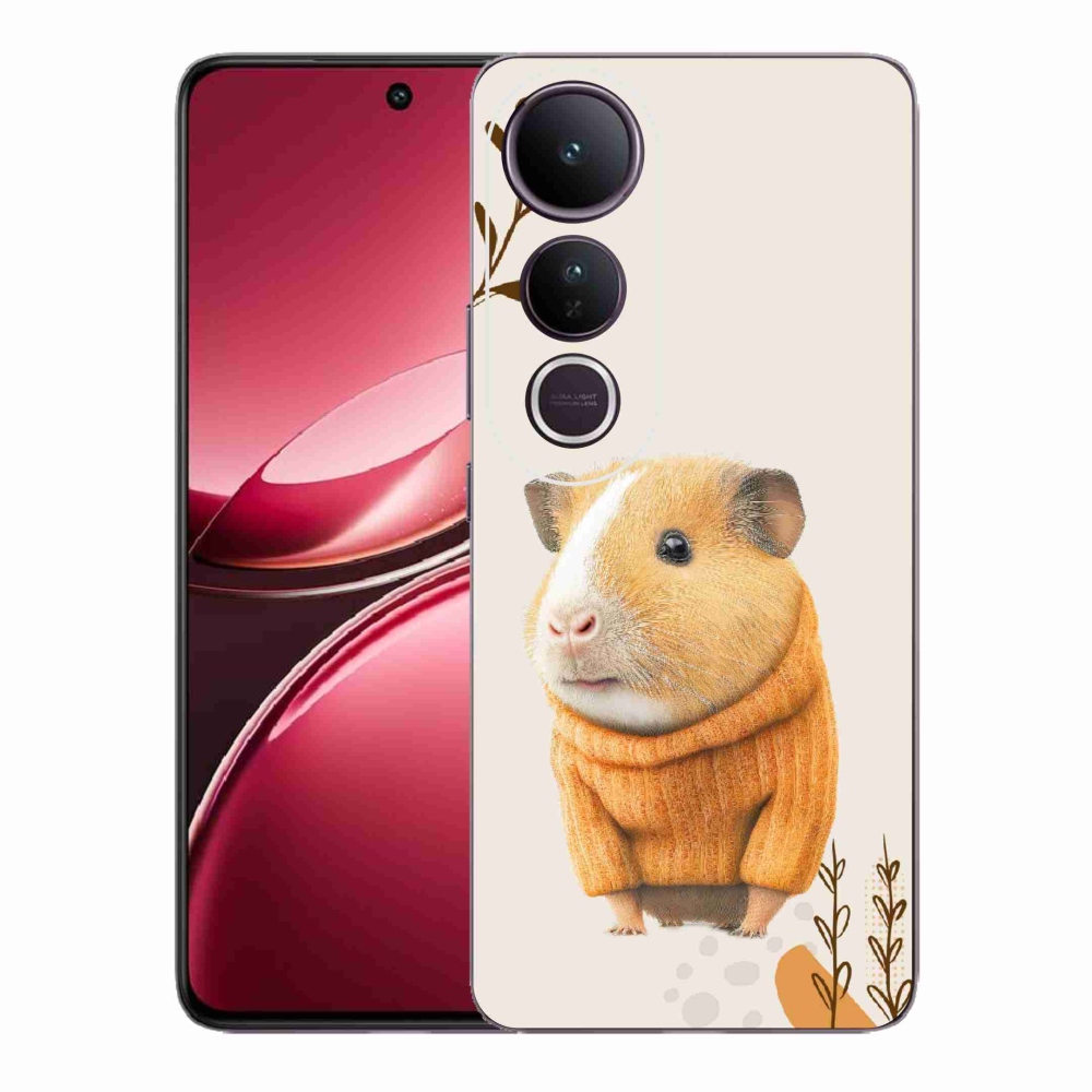 Gélburkolat mmCase a Vivo V50 Lite 4G/5G számára - tengerimalac a pulóverben