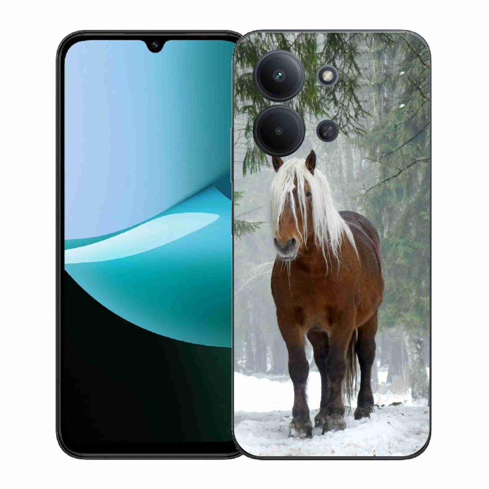 Gél borítás mmCase for Xiaomi Redmi 15C 4G (171mm)/Poco C85 4G (171mm) - ló az erdőben