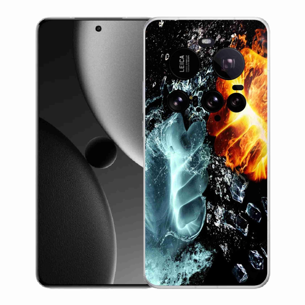 Gél borítás mmCase a Xiaomi 15 Ultra - víz és tűz számára