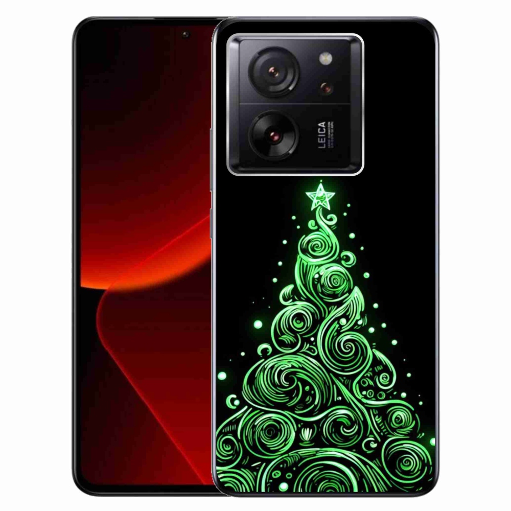 Gél borítás mmCase a Xiaomi 13T/13T Pro számára - neon karácsonyfa 3