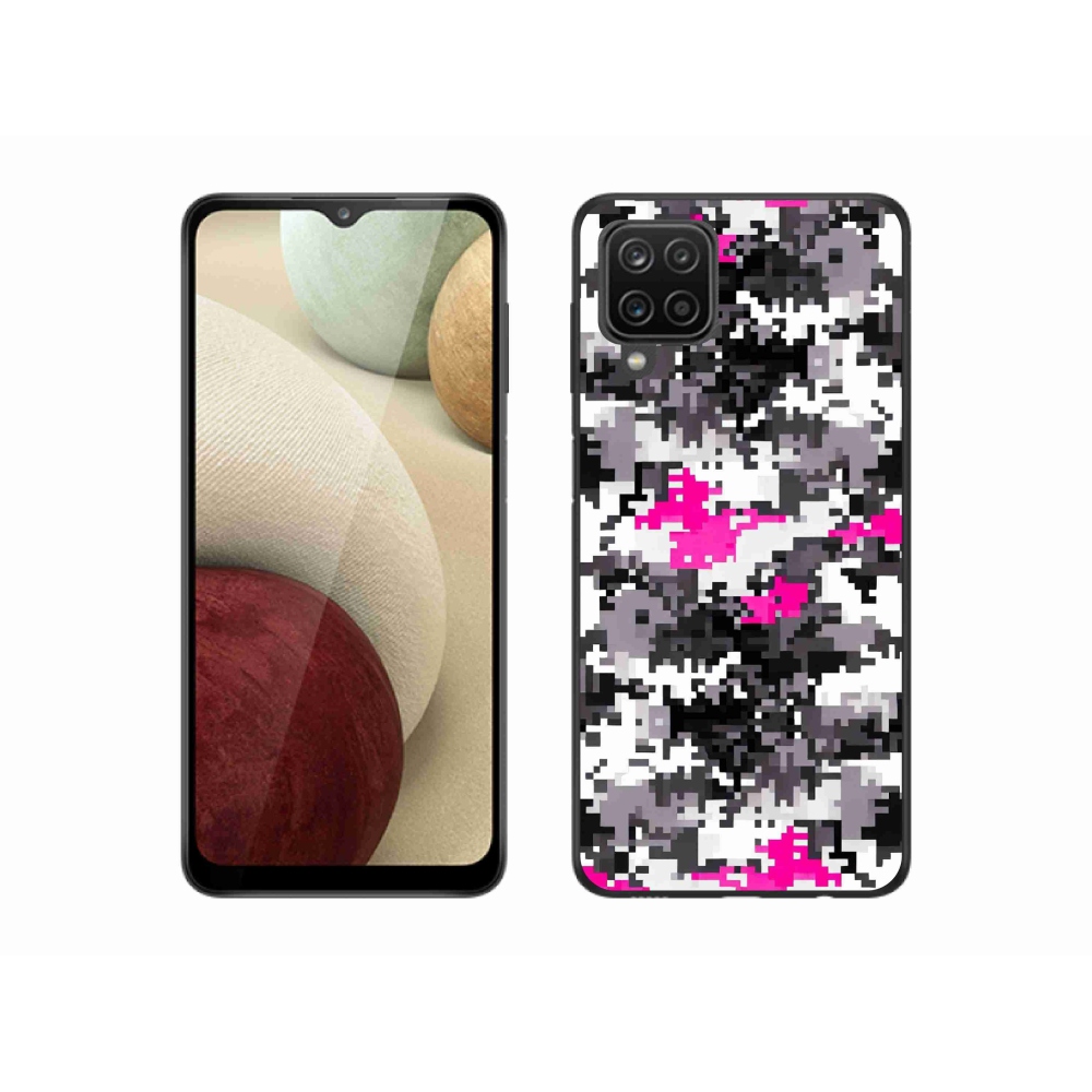 Zselés borítás mmCase Samsung Galaxy A12 készülékhez - terepszínű mintázat 4