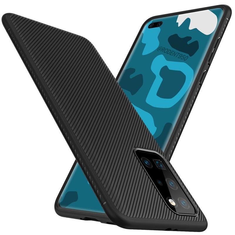 Jazz zselés tok a Huawei P40 Pro készülékhez - fekete