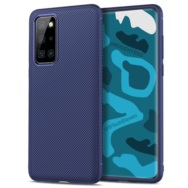 Jazz zselés tok Huawei P40 Pro készülékhez - kék