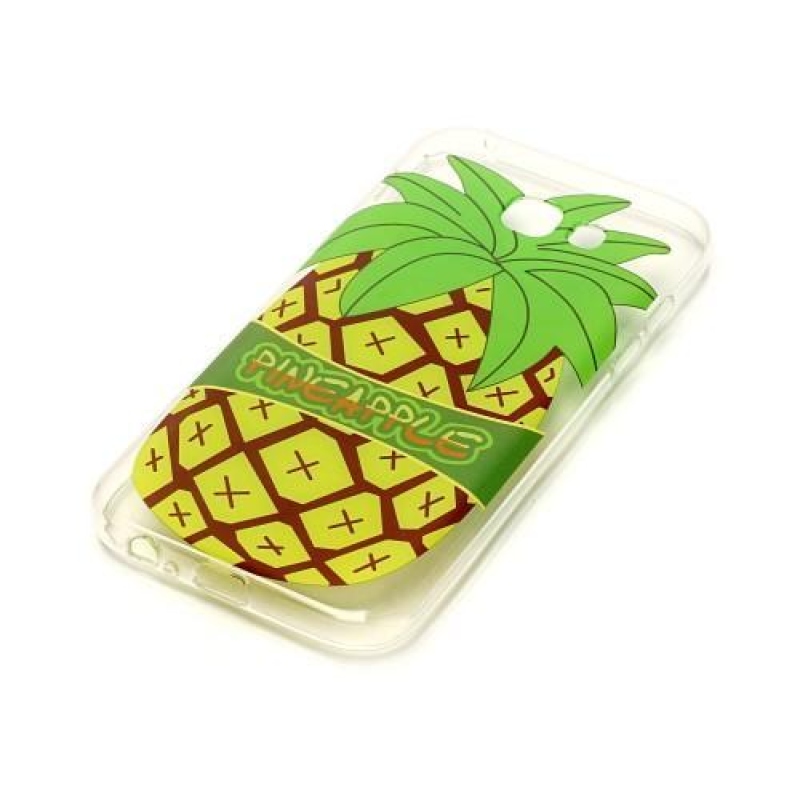 Jazz zselés tok mobiltelefonhoz Samsung Galaxy A5 (2017) - ananász