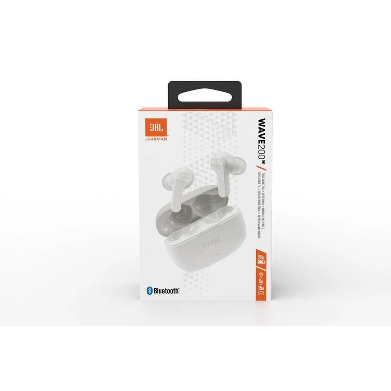JBL Wave 200 vezeték nélküli fejhallgató fehér