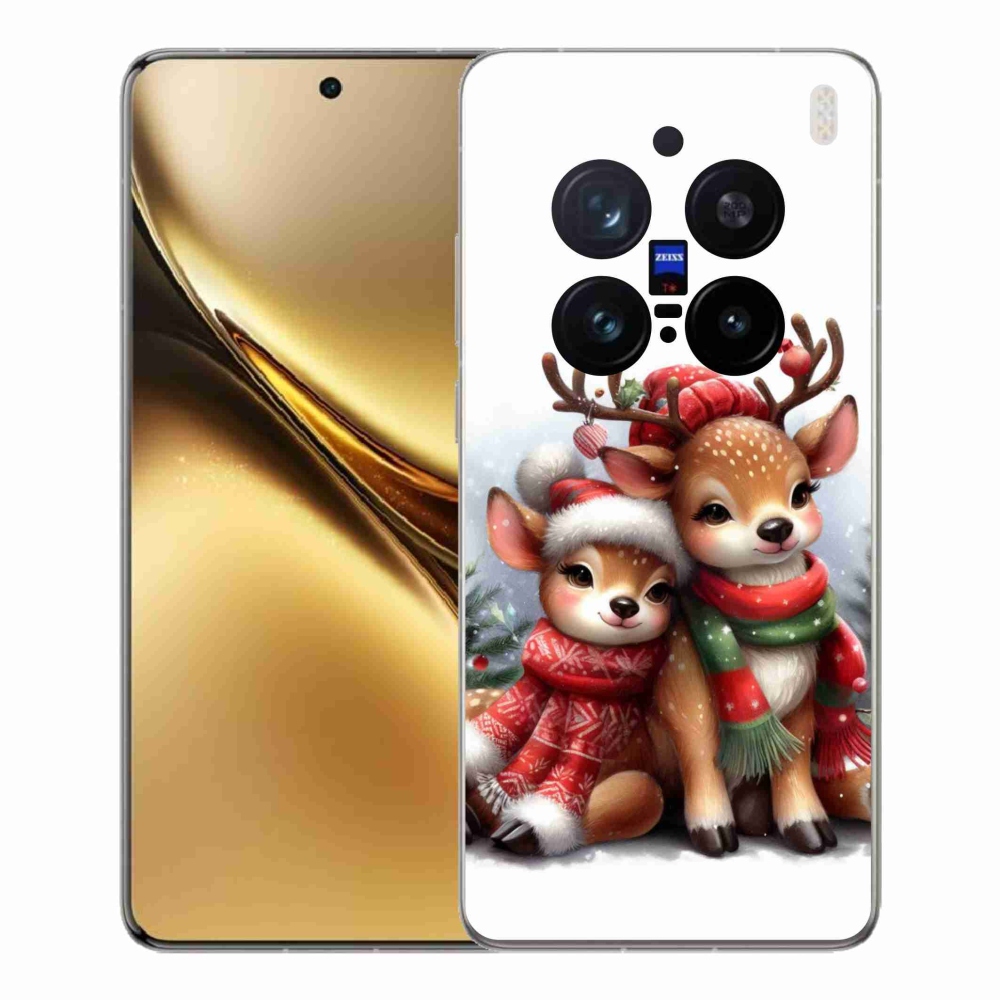 Gél borítás mmCase a Vivo X200 Pro 5G készülékhez - karácsonyi rénszarvas