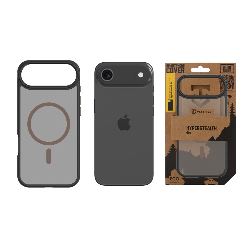 Taktikai MagForce Hyperstealth 2.0 borító iPhone Air fekete/Moucha Moose számára