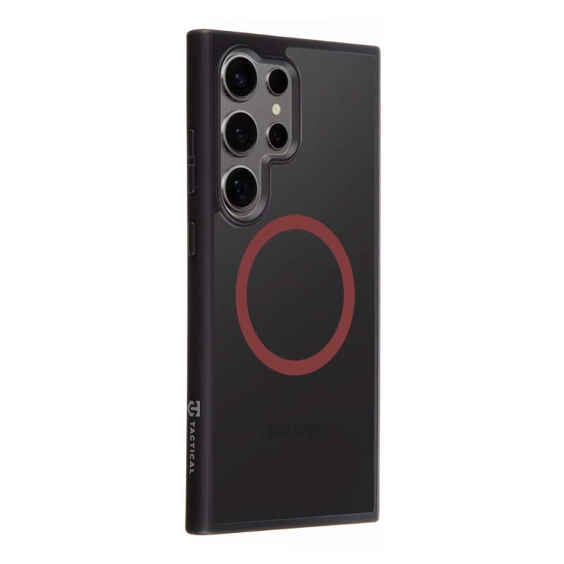 Taktikai MagForce Hyperstealth 2.0 borító a Samsung Galaxy S24 Ultra fekete/piros színű készülékhez