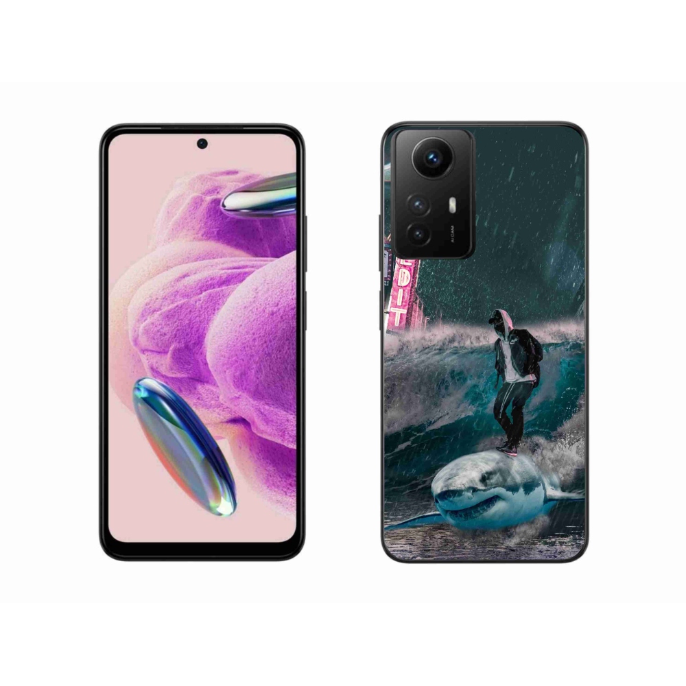 Gél borítás mmCase a Xiaomi Redmi Note 12S-hez - cápa