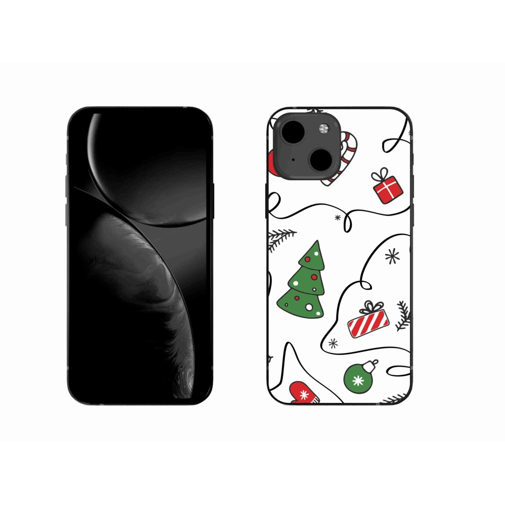 Gél borítás mmCase iPhone 13 6.1 készülékhez - karácsonyi motívumok