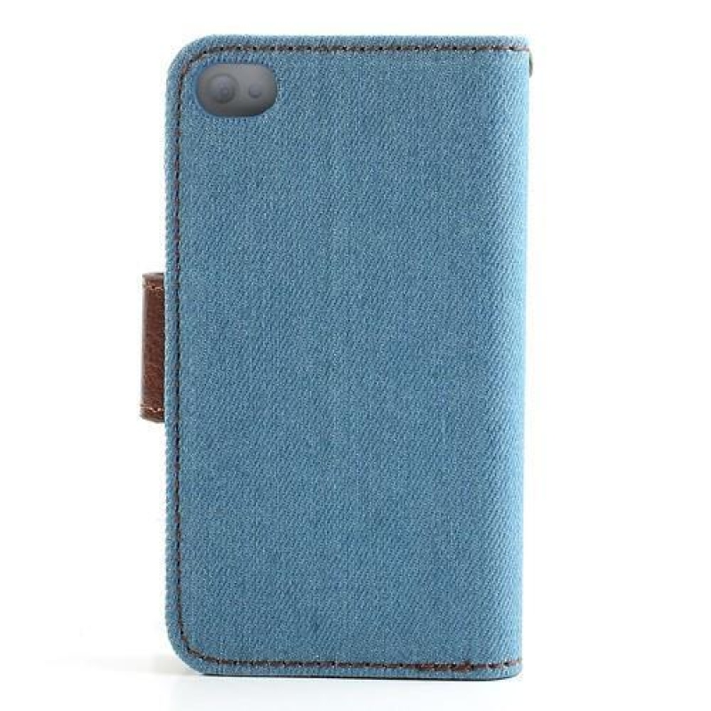 Farmertáska tok iPhone 4 készülékhez - világoskék