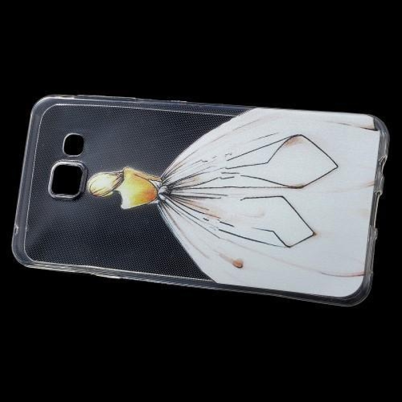 Jells zselés tok Samsung Galaxy A3 (2016) - fehér ruha