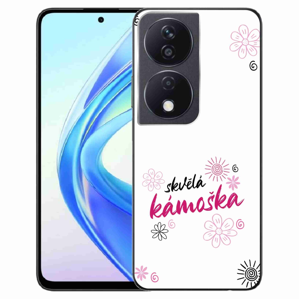 Gél borító mmCase a Honor X7b/Honor 90 Smart - nagyszerű barát fehér háttérrel