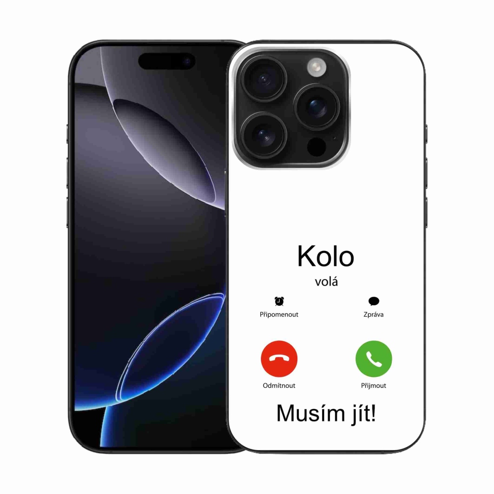 Gél borító mmCase iPhone 16 Pro készülékhez - a kerék fehér háttérrel hívja a kereket
