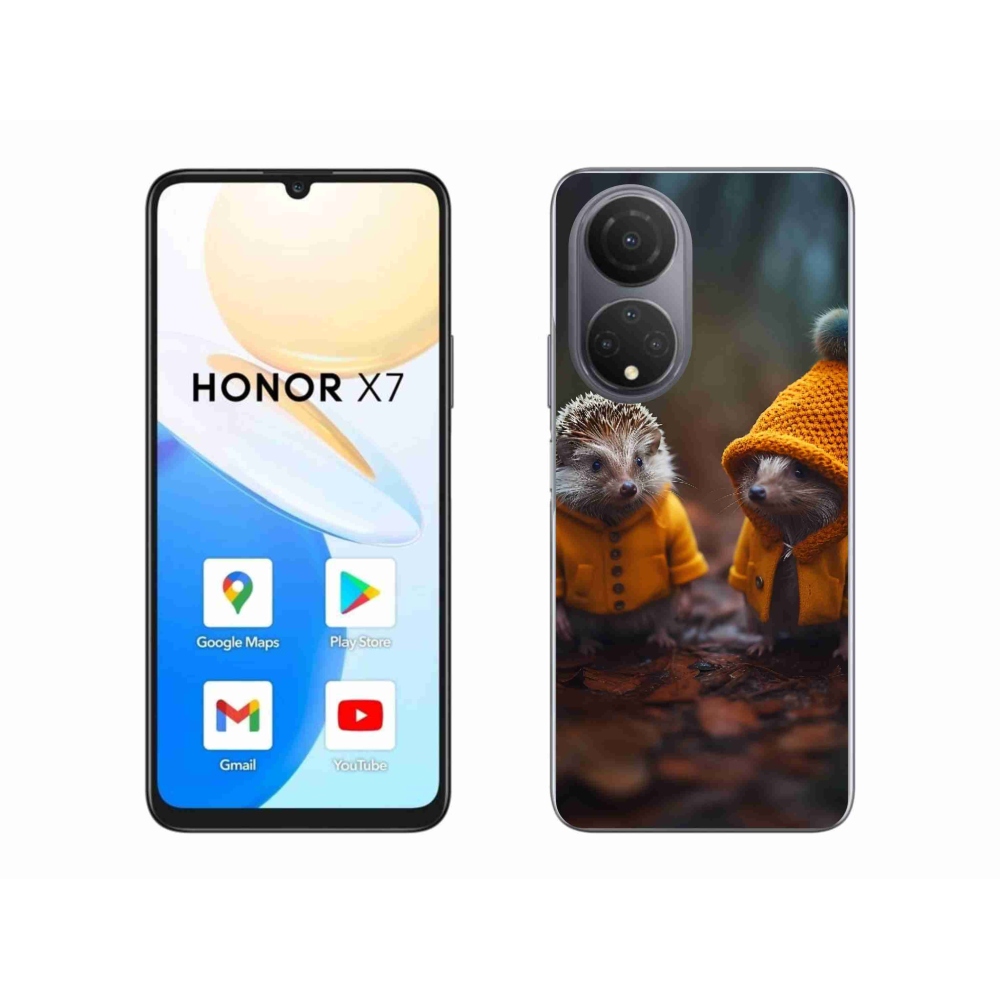 Zselés borítás mmCase a Honor X7-hez - sünök