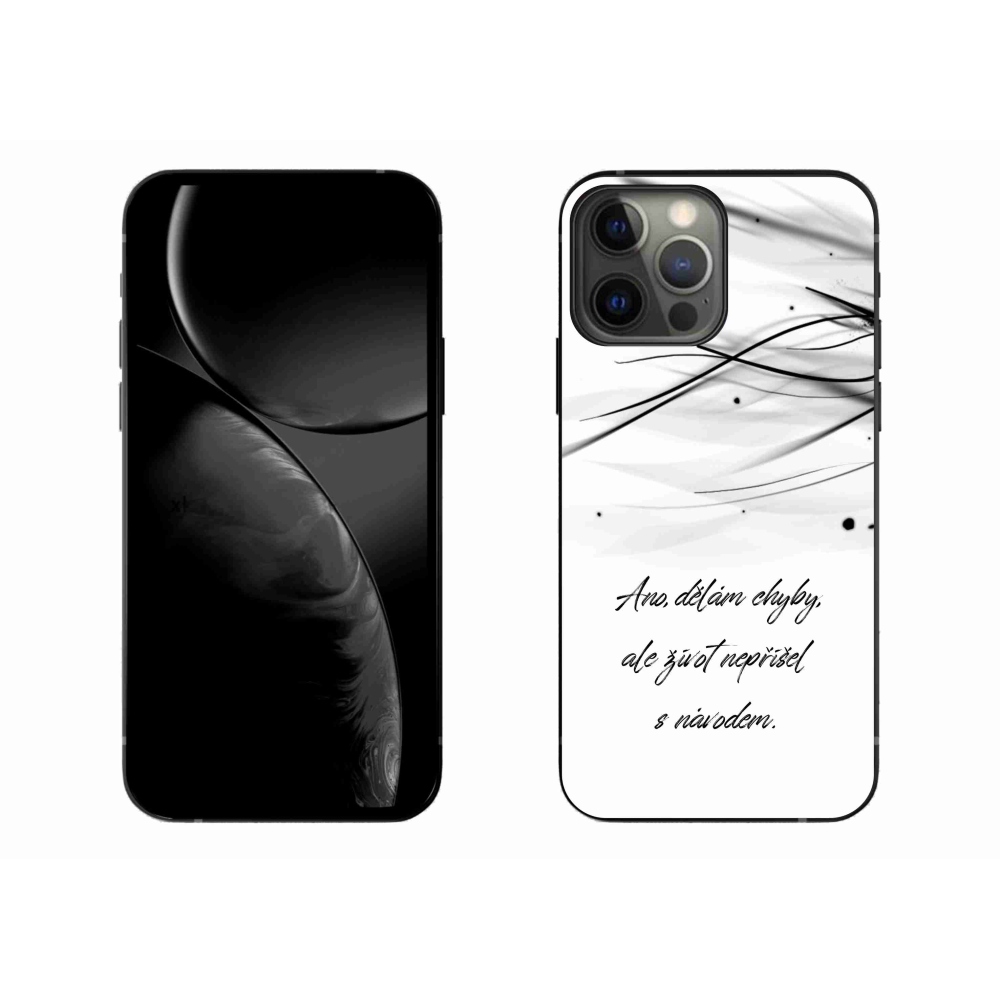 Gél borítás mmCase iPhone 13 Pro Max 6.7 készülékhez - idézem fehér háttér