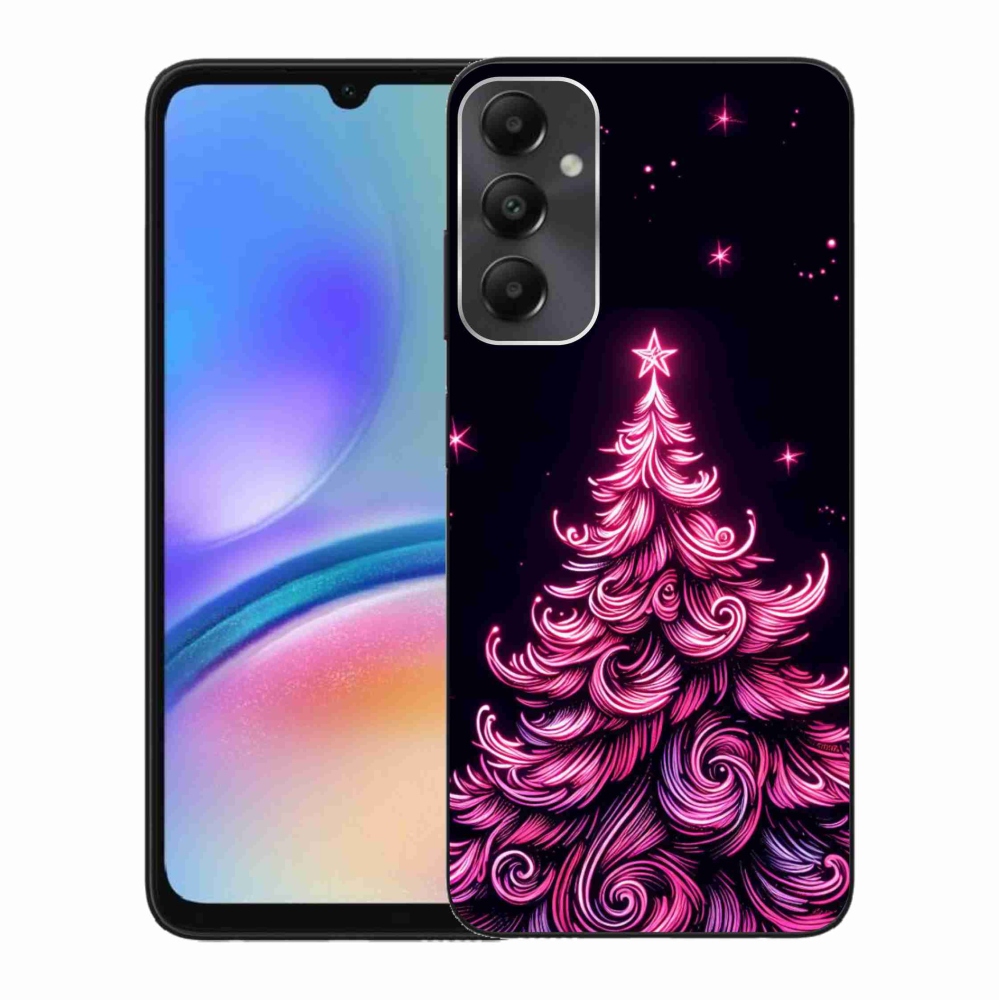 Gél borítás mmCase Samsung Galaxy A05s készülékhez - neon karácsonyfa 2