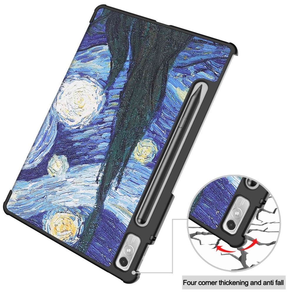 Print Smart Closing Case for Lenovo Tab P11 Pro (2.Gen) - olajfestmény