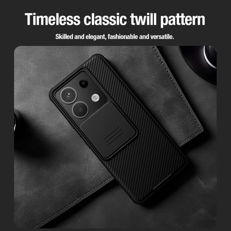 Nillkin CamShield PRO hátlap Xiaomi Redmi Note 13 Pro 5G / Poco X6 5G fekete
