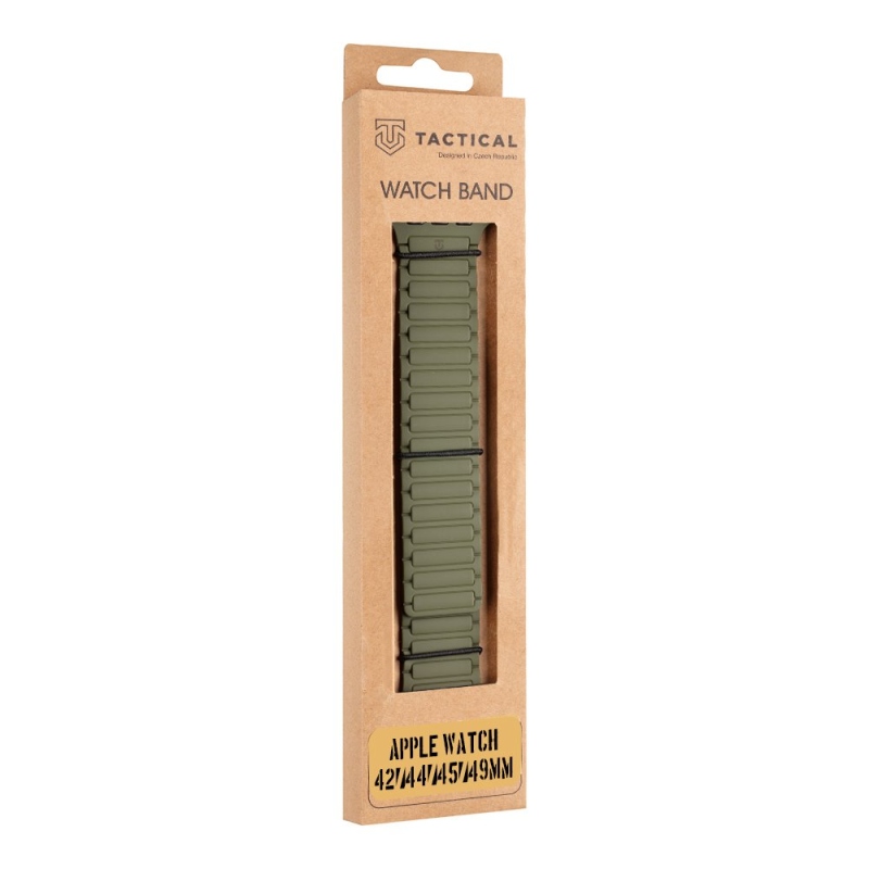 Taktikai MagBand az Apple Watch 42/44/45/45/49 órához Forest Green