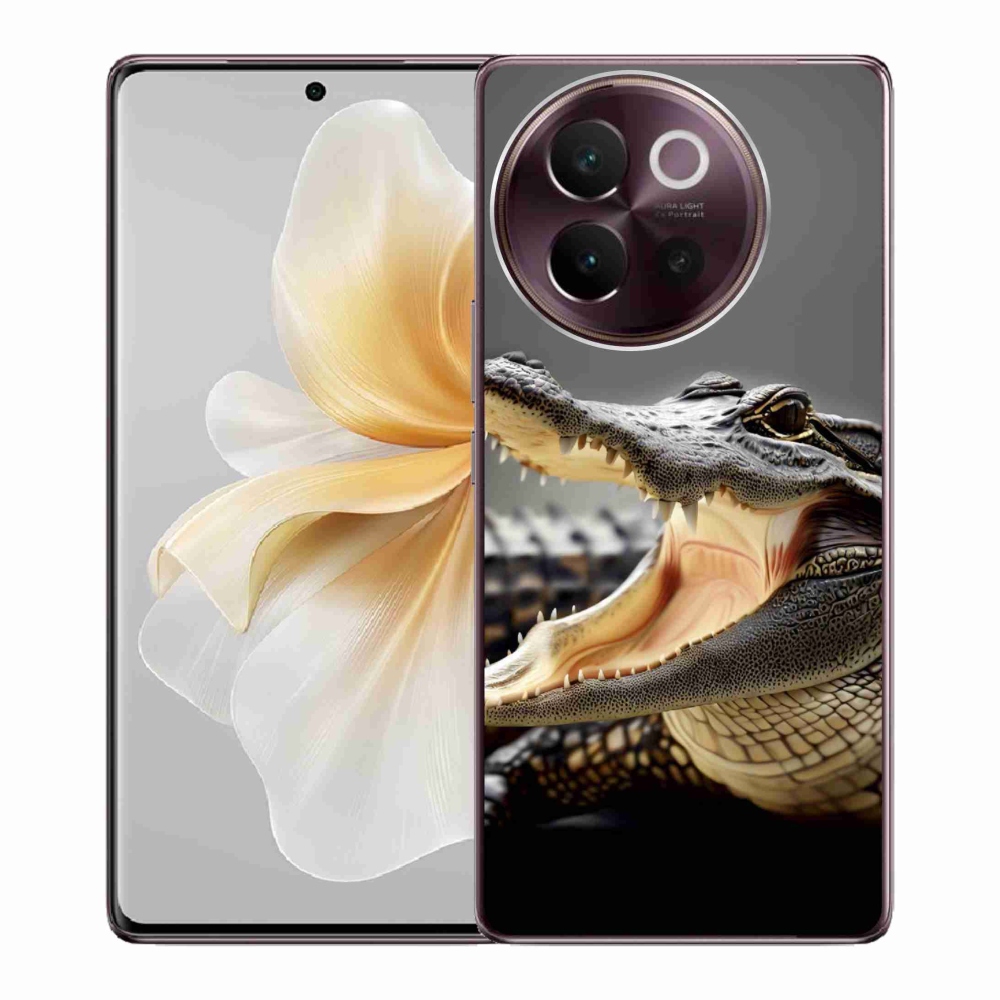 Gél borító mmCase a Vivo V40 Lite 5G - krokodilra