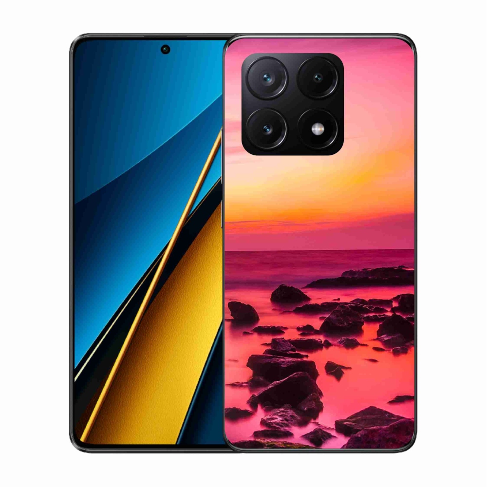 Gél borítás mmCase a Xiaomi Poco X6 Pro 5G számára - tenger és ragyogás