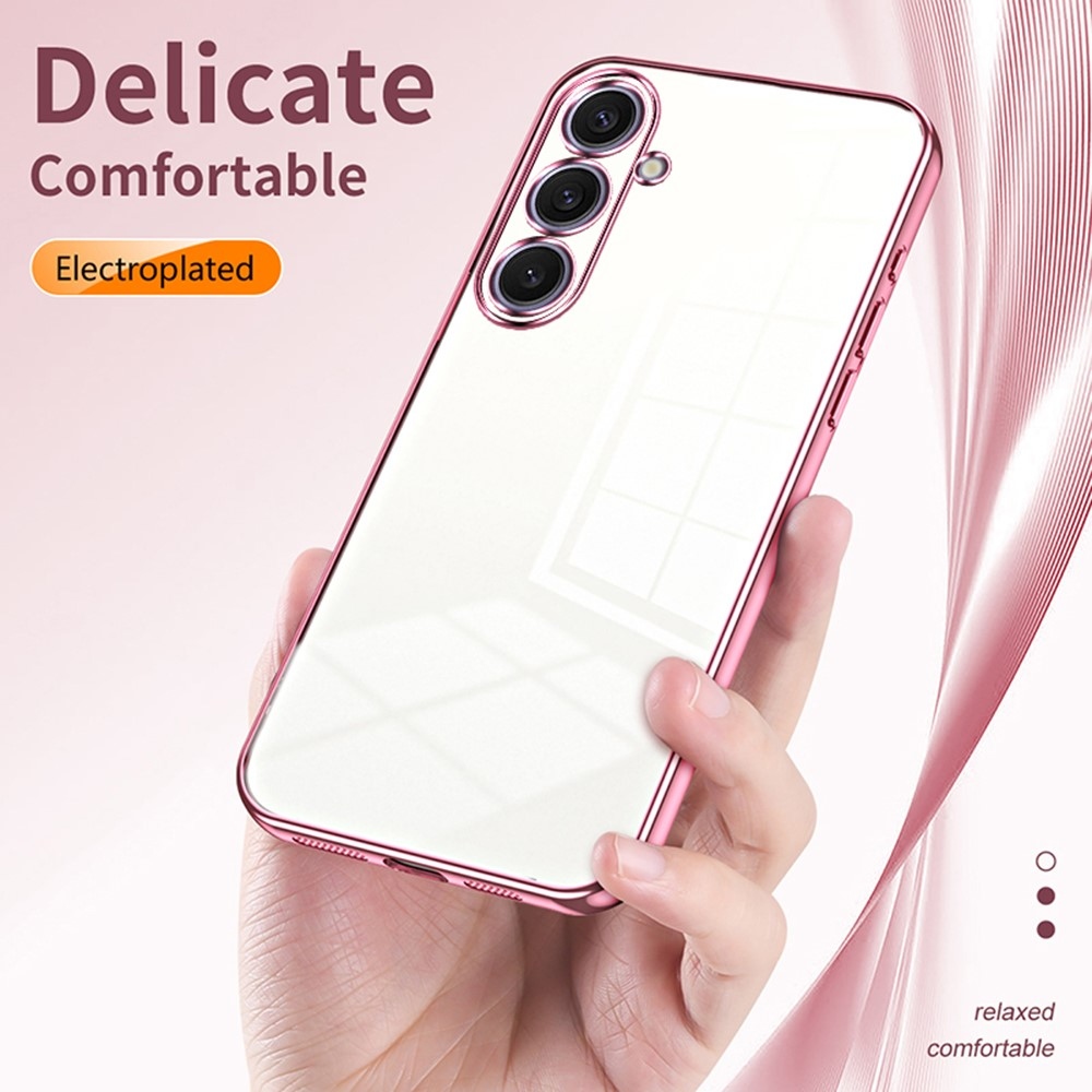 Elektro-gél tok Samsung Galaxy S25+ készülékhez - rózsaszín