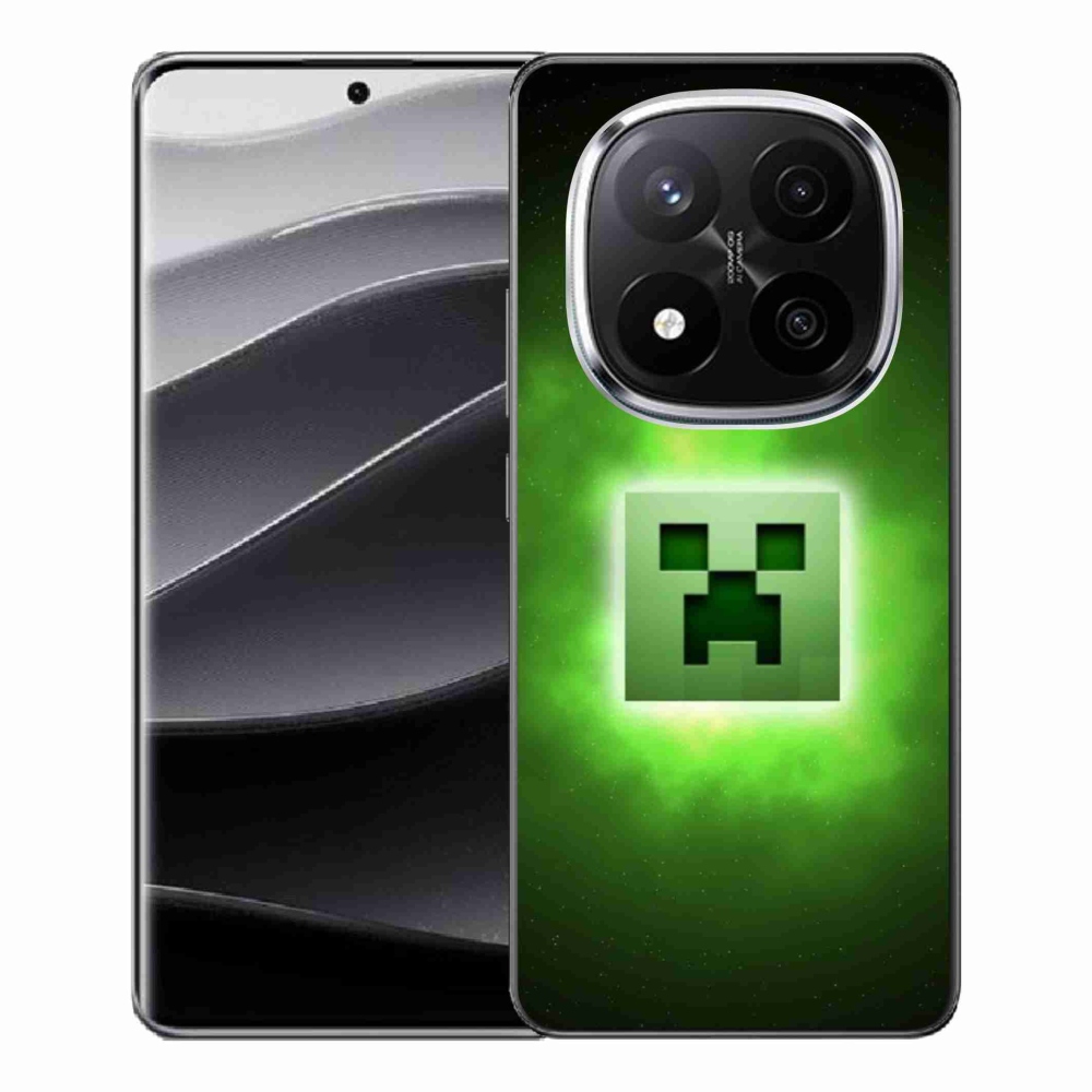 Gél borítás mmCase a Xiaomi Redmi Note 14 Pro+ 5G számára - minecraft