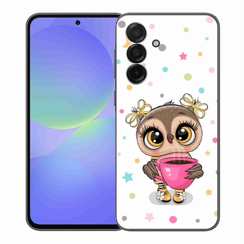 Zselés borítás mmCase Samsung Galaxy A36 5G - rajzfilm bagolyhoz