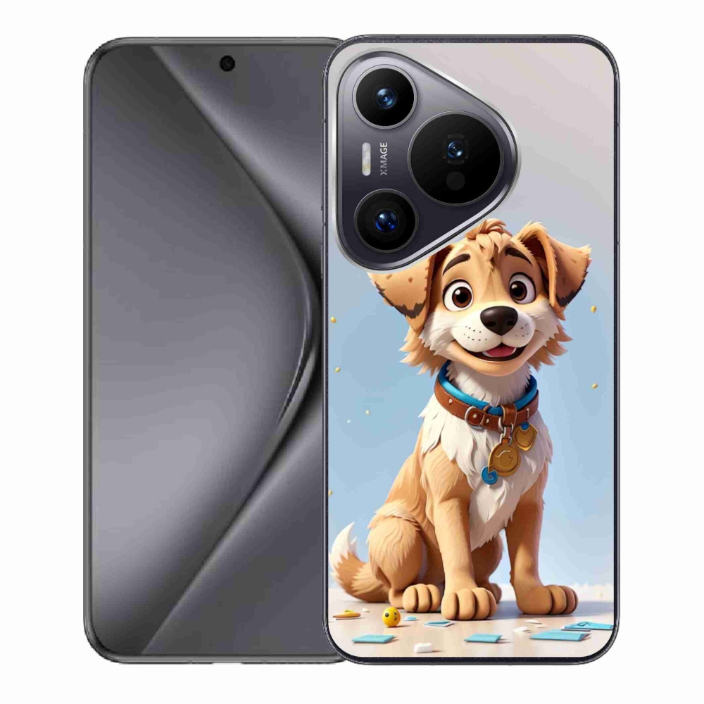 Gél borító mmCase a Huawei Pura 70 készülékhez - rajzfilm kölyökkutya