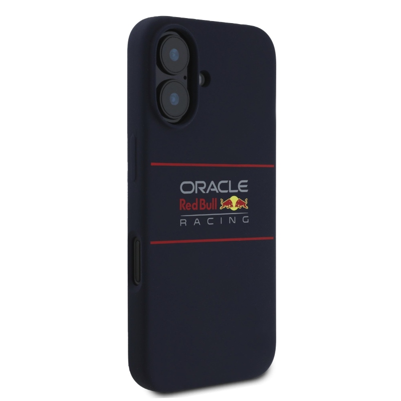 Red Bull szilikon vízszintes logóval ellátott MagSafe hátlap iPhone 16 Plus-hoz Navy