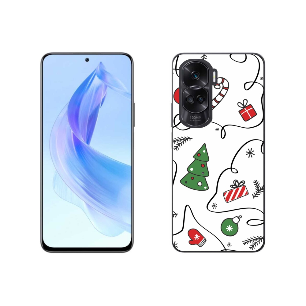 Gél borító mmCase a Honor 90 Lite készülékhez - karácsonyi motívumok