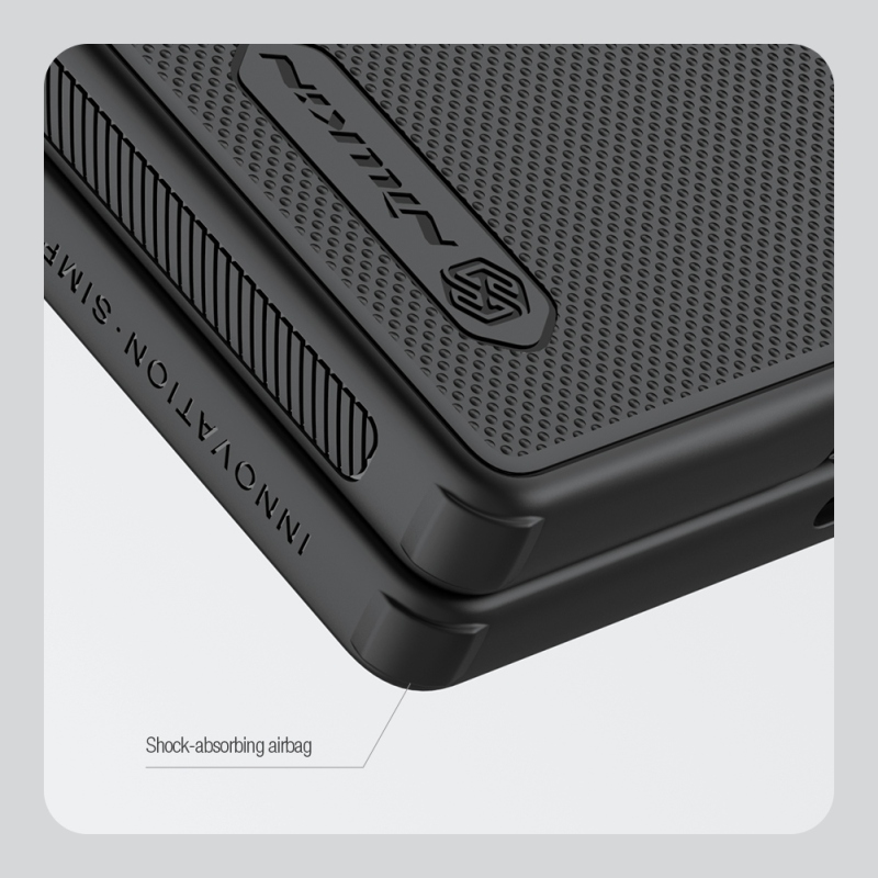 Nillkin Super Frosted FOLD mágneses hátlap a Samsung Galaxy Z Fold 6-hoz Fekete fekete