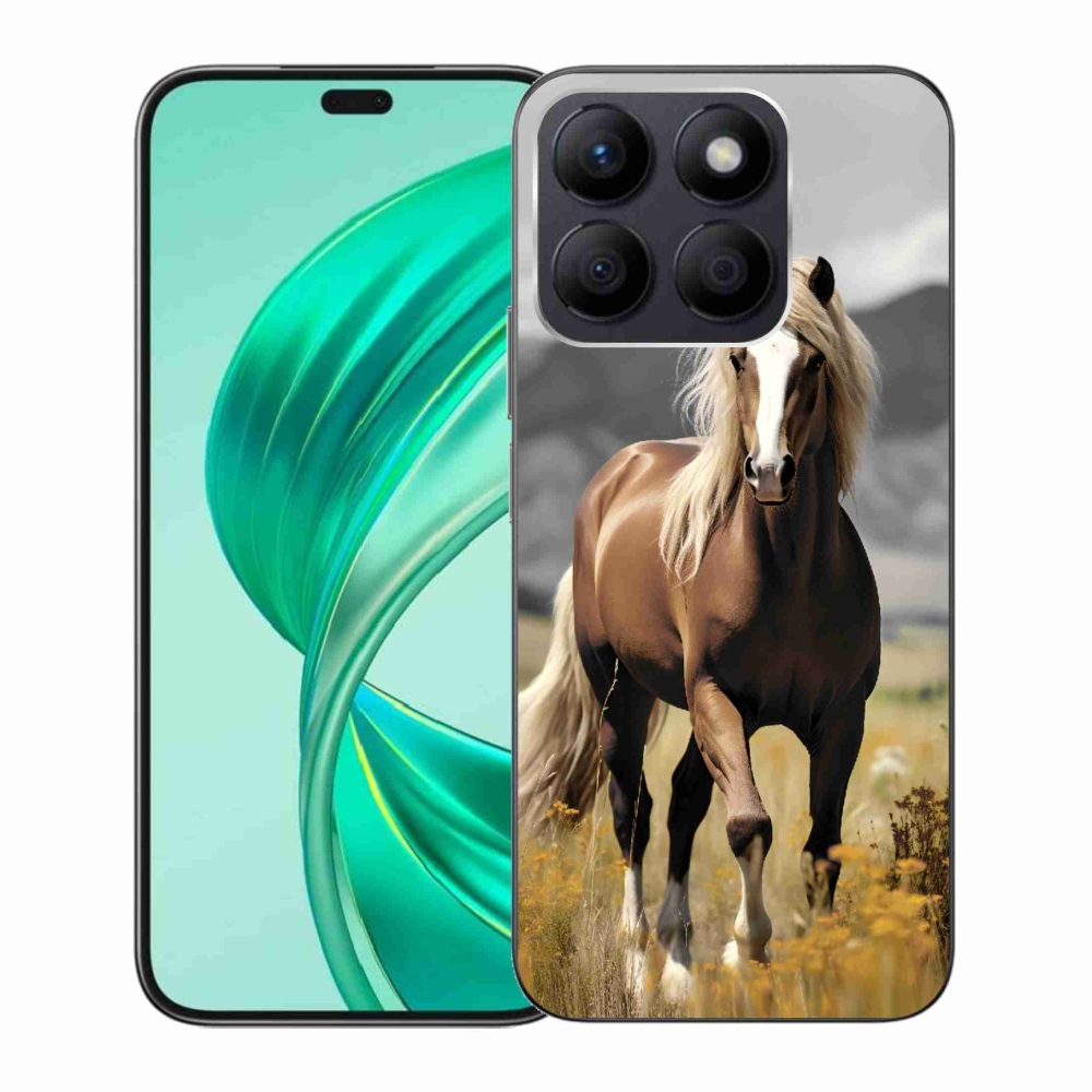 Zselés tok mmCase a Honor X8b készülékhez - barna ló 1