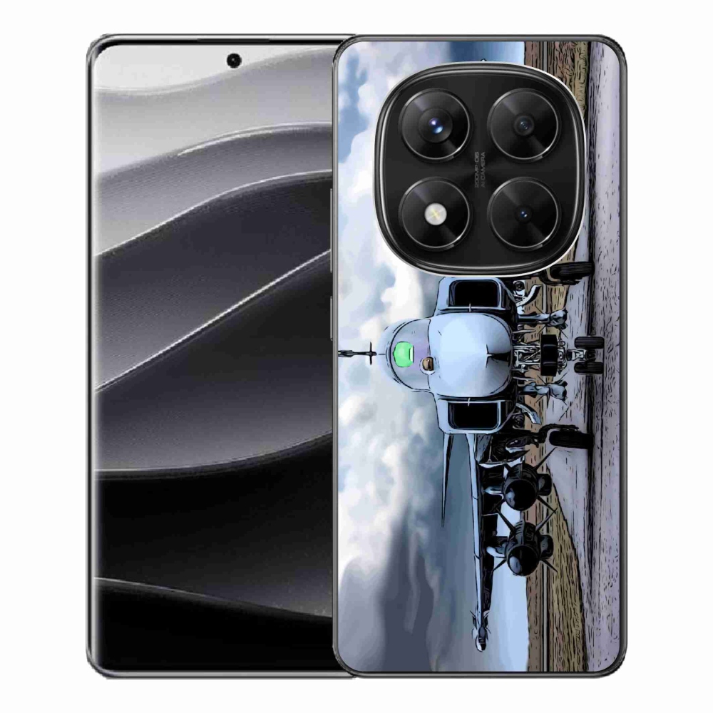Gél borítás mmCase a Xiaomi Redmi Note 14 Pro 5G/Poco X7 5G számára - katonai repülőgépek