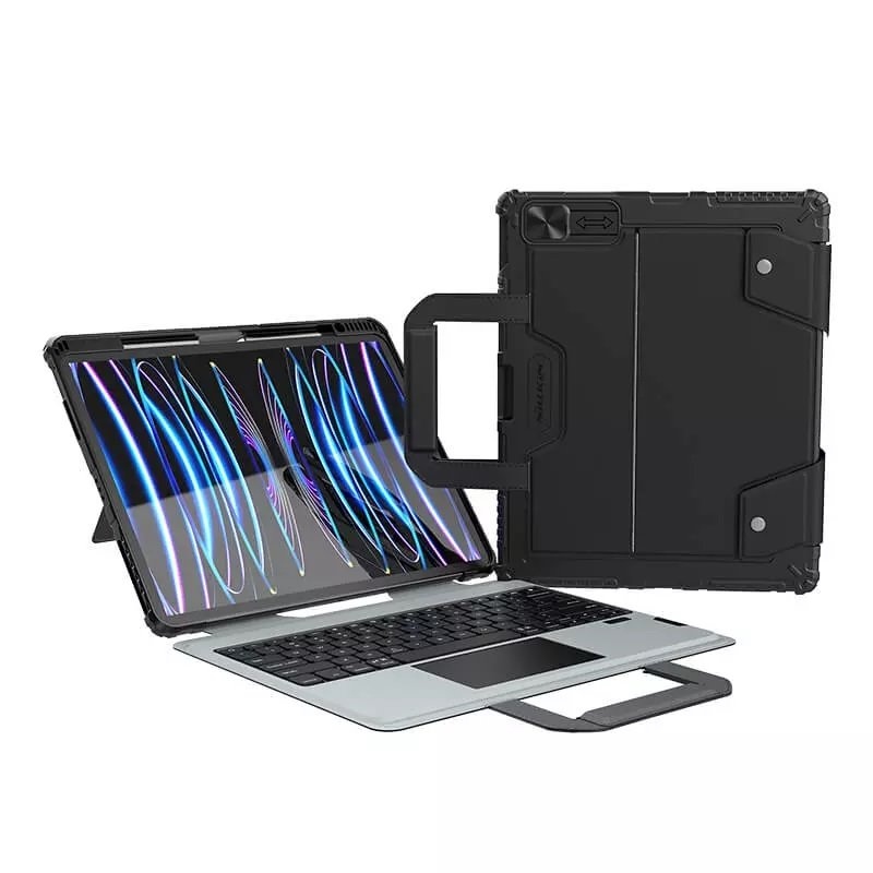 Nillkin Bumper GO billentyűzet tok (háttérvilágításos verzió) iPad Pro 12.9 2020/2021/2022/ Air 13 2024 iPad Pro 12.9 2020/2021/2022/ Air 13 2024 fekete