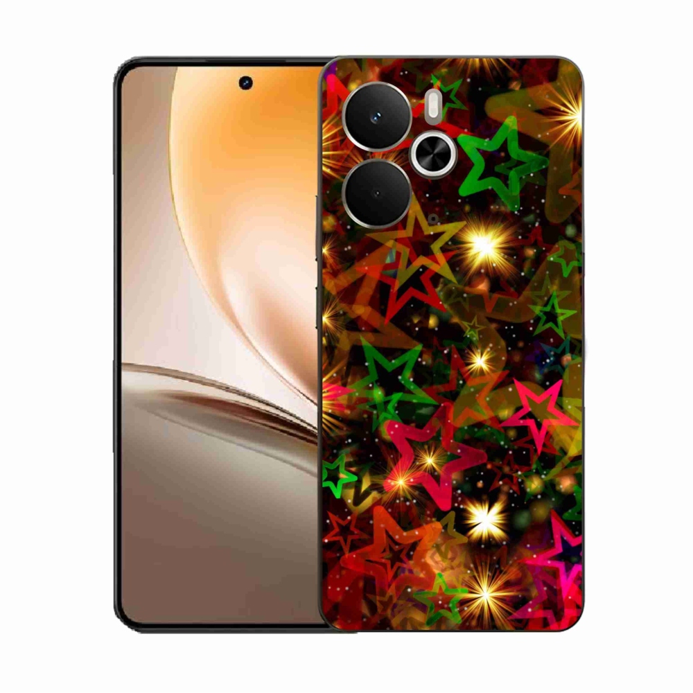 Gél borítás mmCase a Realme 14 5G készülékhez - színes csillagok